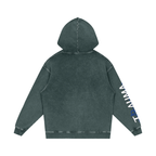 Trauma Snow Washed Loose Cotton Hoodie