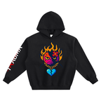Trauma Face Fleeced Boxy Hoodie