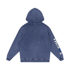 Trauma Snow Washed Loose Cotton Hoodie