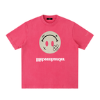 “Life’s Upside Down” (Men Size Up) Heavyweight Vintage Washed Frayed T-Shirt